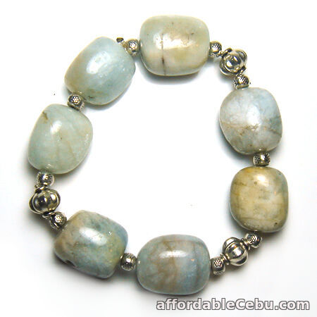 1st picture of * Chinese New Year Feng Shui * Aquamarine Crystal Bracelet For Sale in Cebu, Philippines