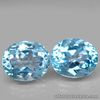13.09 Carats IF Pair NATURAL Sky Blue TOPAZ for Jewelry Setting 12x10mm Oval