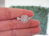 4.50 Carat Face Diamond Illusion Ring 14K White Gold JS99R sep (PRE-ORDER)