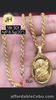 GoldNMore: 18 Karat Gold Necklace With Pendant #8.5 20Inches Chain