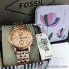 Fossil Boyfriend Multi-function Watch Rosegold-tone ES3380