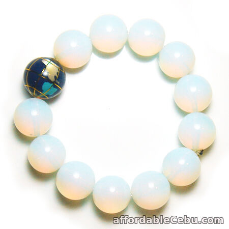 1st picture of * Chinese New Year Feng Shui * Opalite & Globe Crystal Bracelet For Sale in Cebu, Philippines