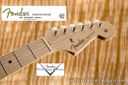 1st picture of 1 pcs Fender Stratocaster SN Decalcomania Decal Chitarra Guitar Gold Grey Black For Sale in Cebu, Philippines