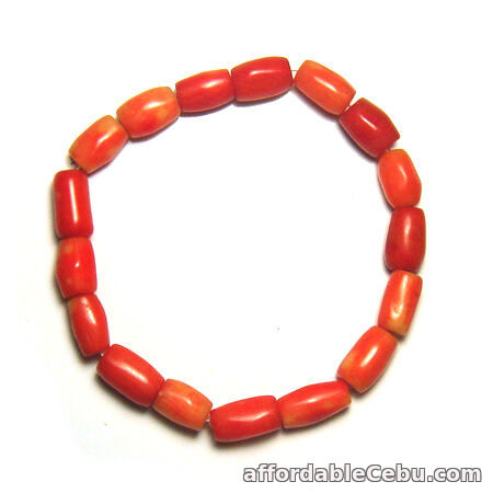 1st picture of * Chinese New Year Feng Shui * Coral Crystal Bracelet For Sale in Cebu, Philippines