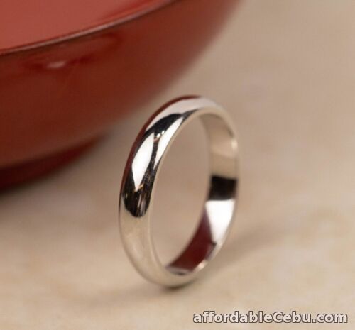 1st picture of SALE‼️Men’s Wedding Ring PLATINUM WR264 (MTO) For Sale in Cebu, Philippines