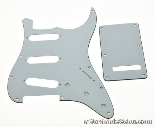 1st picture of 11 Hole ST Guitar SSS Pickguard & Back Plate Fits Fender Strat Stratocaster For Sale in Cebu, Philippines