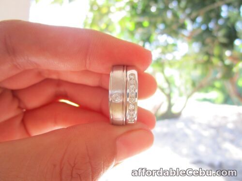 1st picture of .36 CTW Diamond Wedding Rings 14K White Gold WR61 sep (MTO) For Sale in Cebu, Philippines