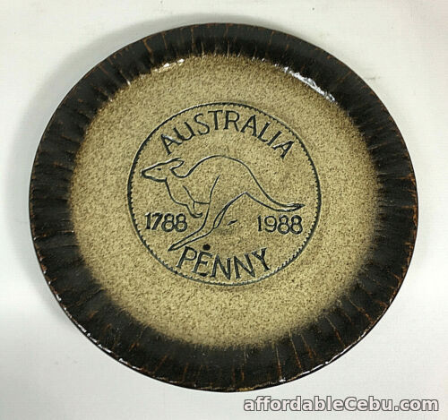 1st picture of Montville Studio Pottery Stoneware Vintage Australian 1988 Commemorative Plate For Sale in Cebu, Philippines