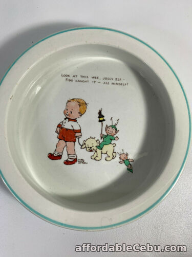 1st picture of Shelley Mabel Lucie Attwell Cereal Bowl Signed For Sale in Cebu, Philippines