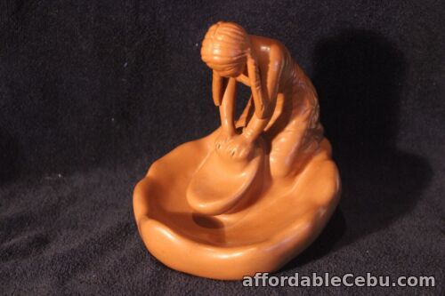 1st picture of Van Briggle Pottery Indian Maiden Grinding Corn (Brown) For Sale in Cebu, Philippines