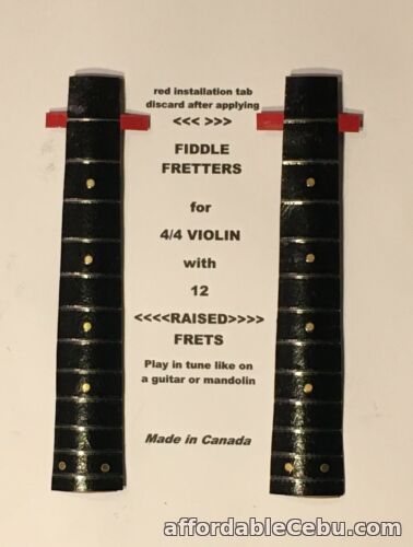 1st picture of "THE FIDDLE FRETTER"  Temporary Violin Frets.  Make your violin a Fretted Violin For Sale in Cebu, Philippines