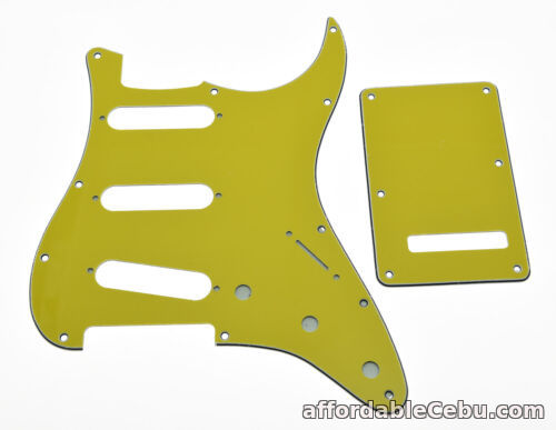 1st picture of 11 Hole ST Guitar SSS Pickguard & Back Plate Fits Fender Strat Stratocaster For Sale in Cebu, Philippines