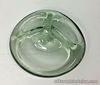 Art Glass Mid Century Round Clear Blown Three Section Candy Dish or Ashtray