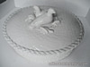 Royal Worcester White Oval Bird Covered Casserole 1.75 qt.