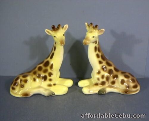 1st picture of Giraffe Salt And Pepper Shaker Set, Very Well Modeled, Maker Unknown For Sale in Cebu, Philippines
