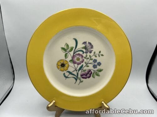 1st picture of Vintage Coxon Belleek 10.25" Dinner Plate Wildflowers For Sale in Cebu, Philippines