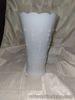Vintage Anchor Hocking Hobnail & Teardrop Milk Glass Vase Scalloped Rim 7.25 in.