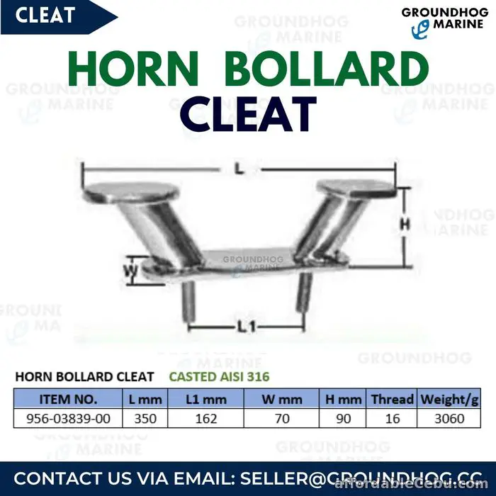 1st picture of Boat HORN BOLLARD CLEAT For Sale in Cebu, Philippines