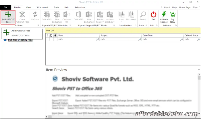 2nd picture of Shoviv PST to Office 365 Migration Tool For Sale in Cebu, Philippines