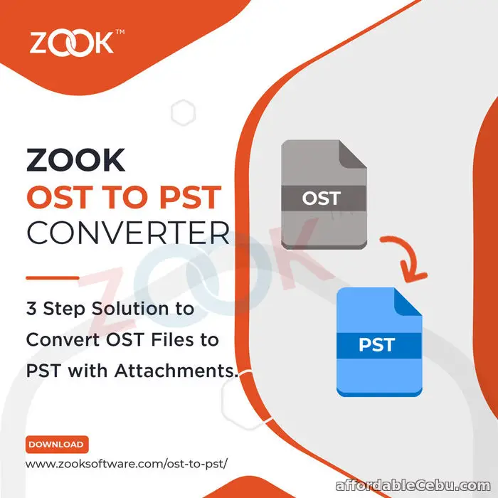 1st picture of OST to PST Converter Provides Direct Option to Convert OST Files to PST with Attachments For Sale in Cebu, Philippines