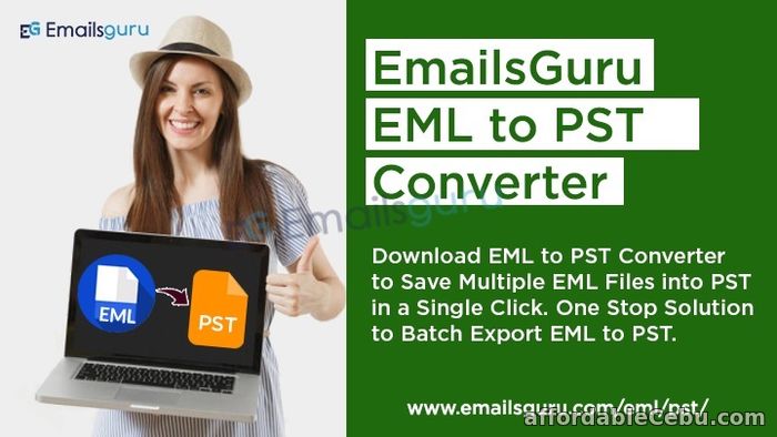 1st picture of EML to PST Converter for Bulk Conversion of EML to PST on Windows For Sale in Cebu, Philippines