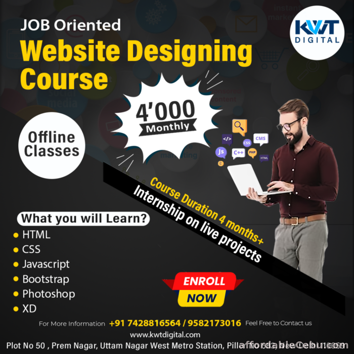 1st picture of Best Website Designing Course in West Delhi Offer in Cebu, Philippines