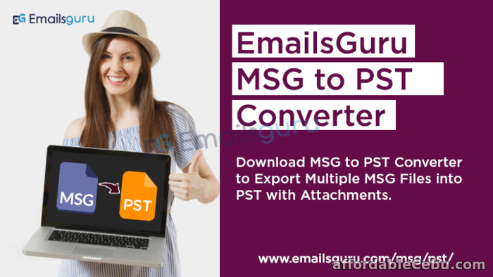 1st picture of MSG to PST Converter to Save MSG Files into PST Format for Outlook For Sale in Cebu, Philippines
