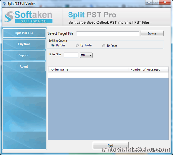 2nd picture of Softaken Split Outlook PST Software: The Best PST File Splitter for Businesses For Sale in Cebu, Philippines