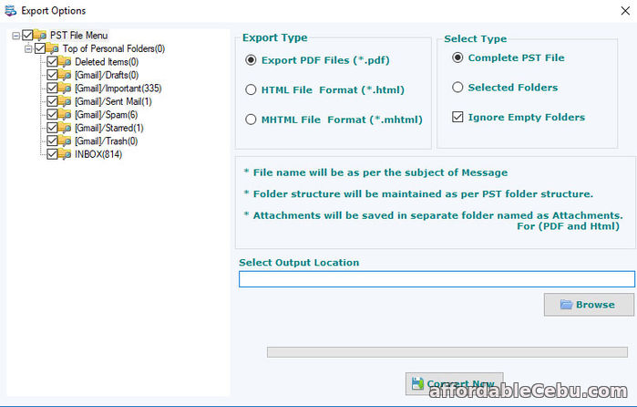 2nd picture of Softaken PST to PDF Tool: Hasslefree Conversion process from PST to PDF For Sale in Cebu, Philippines