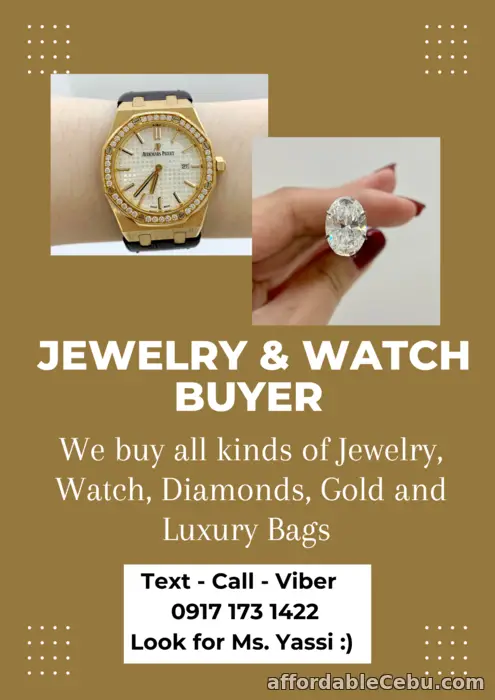 1st picture of JEWELRY AND WATCH BUYER. DIAMOND BUYER, GOLD BUYER Wanted to Buy in Cebu, Philippines