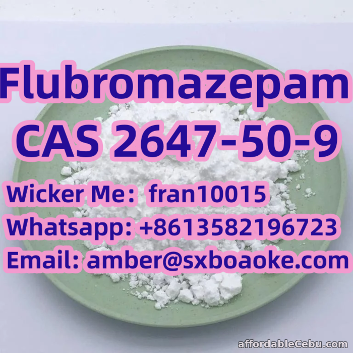 1st picture of CAS 2647-50-9  Flubromazepam  Large inventory For Sale in Cebu, Philippines