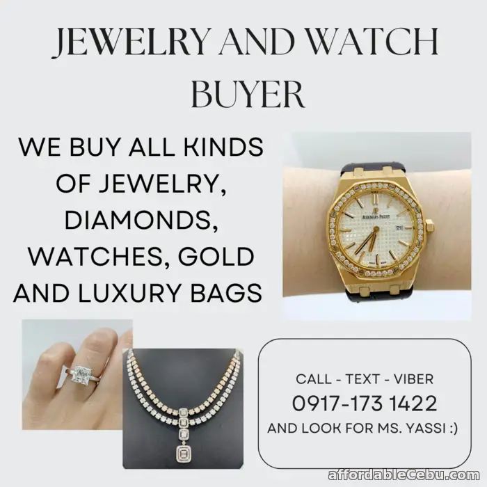 1st picture of CEBU JEWELRY AND WATCH BUYER Wanted to Buy in Cebu, Philippines