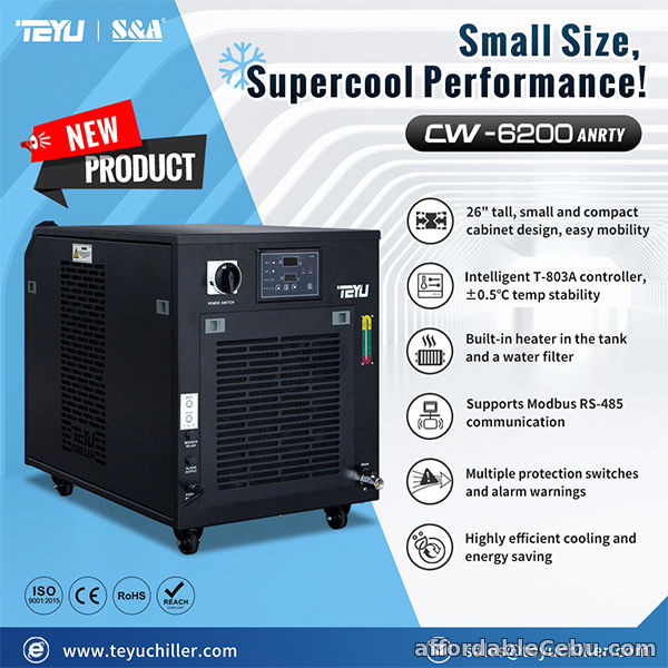 1st picture of TEYU Industrial Chiller CW-6200ANRTY for Laboratory Equipment For Sale in Cebu, Philippines