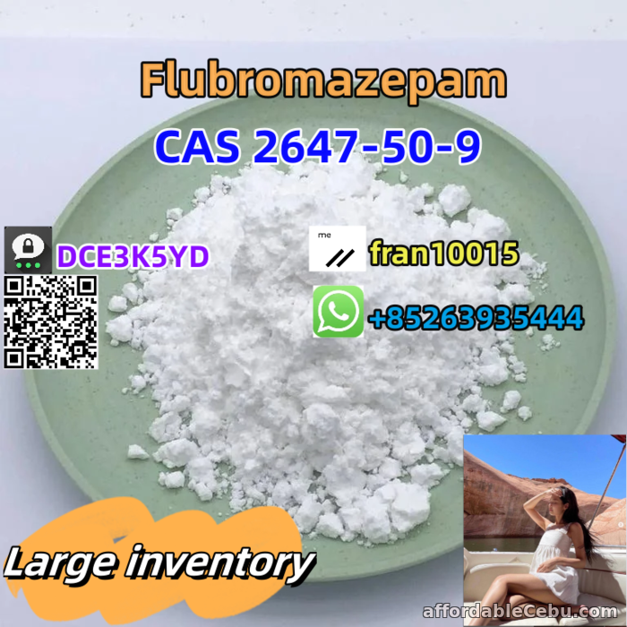 1st picture of CAS 2647-50-9  Flubromazepam  Large inventory For Sale in Cebu, Philippines
