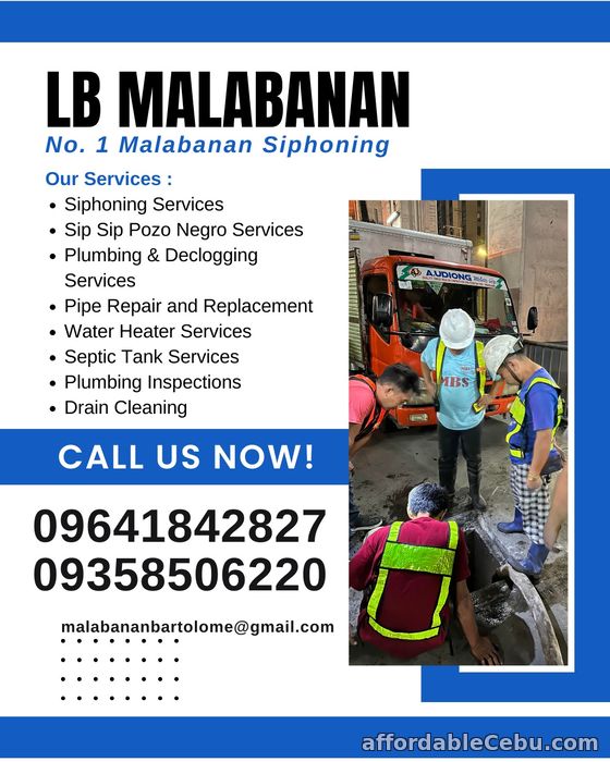1st picture of MARILAO BULACAN MALABANAN SIPSIP SEPTIC TANK SERVICES 09178832279 88718727 Offer in Cebu, Philippines