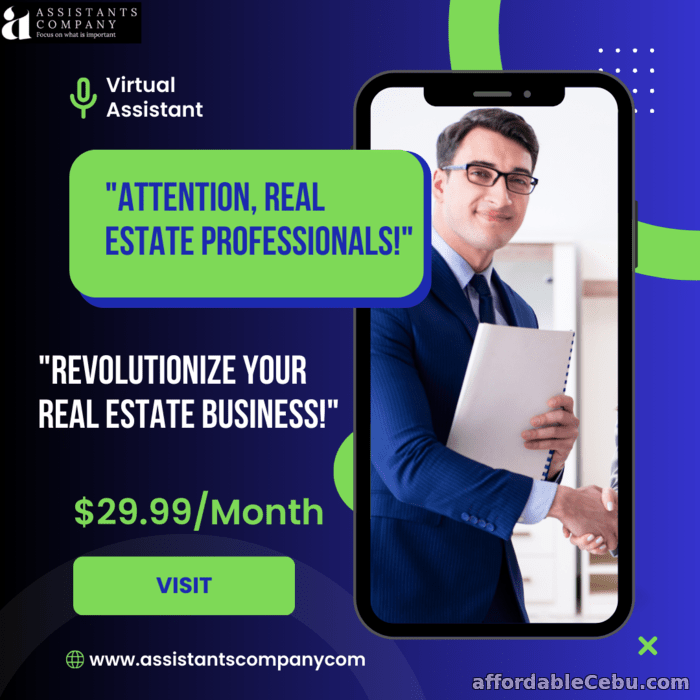 1st picture of Virtual Assistant Empowers Real Estate Agents For Sale in Cebu, Philippines