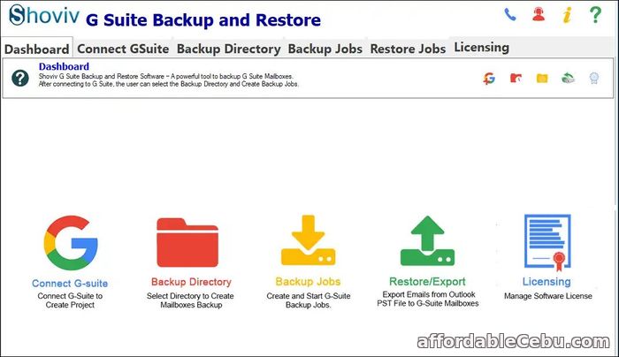 1st picture of Shoviv G Suite Backup Software For Sale in Cebu, Philippines