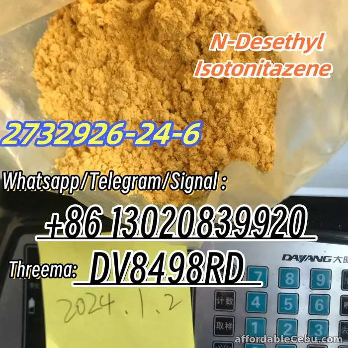 1st picture of Wholesale Bulk Price N-Desethyl Isotonitazene /2732926-24-6 with Fast Delivery For Sale in Cebu, Philippines