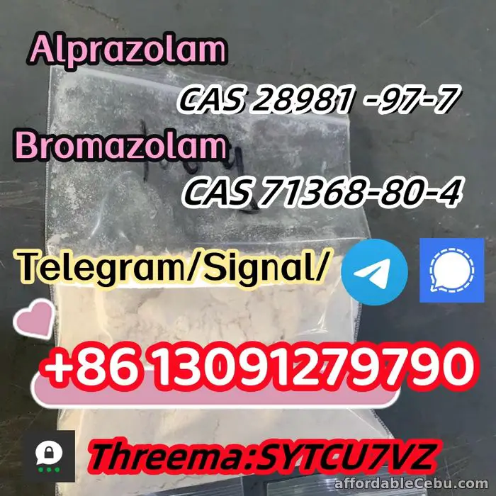 1st picture of CAS 71368-80-4 Bromazolam CAS 28981 -97-7 Alprazolam  Telegram/Signal: +86 17331907525 For Rent in Cebu, Philippines