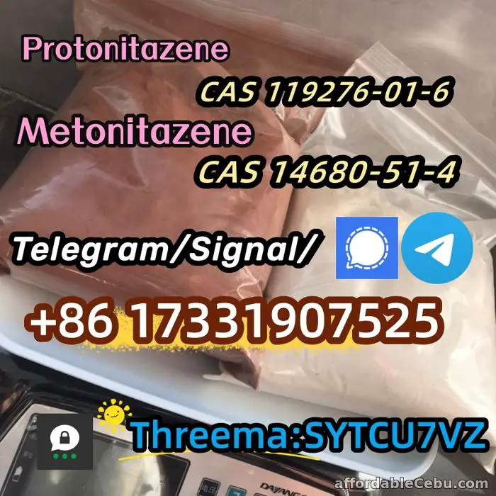 1st picture of research chemicals CAS 119276-01-6 Protonitazene CAS 14680-51-4 Metonitazene Telegram/Signal: +86 17331907525 Looking For in Cebu, Philippines