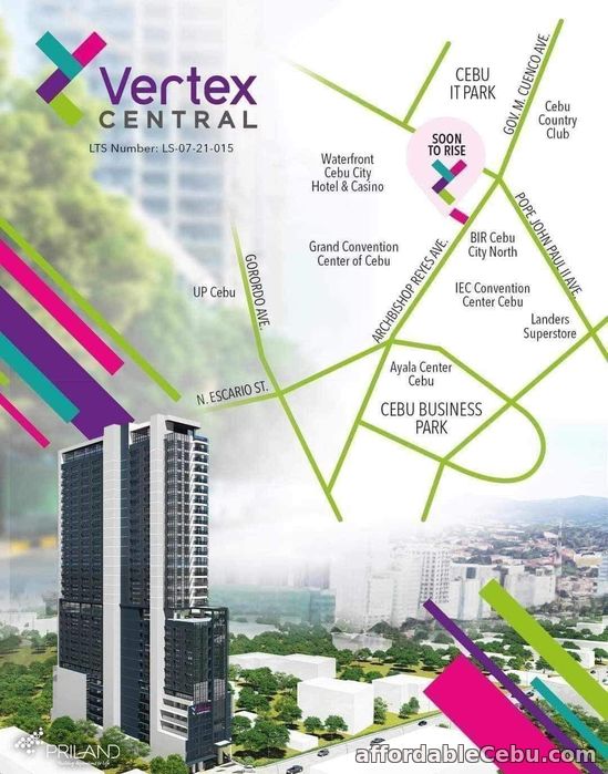 5th picture of Vertex Central residential and Small Office / Home Office (SOHO) For Sale in Cebu, Philippines