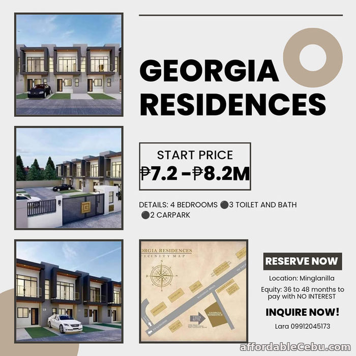 1st picture of Georgia Residences ✨  Calajoan, Minglanilla, Cebu   For Sale in Cebu, Philippines