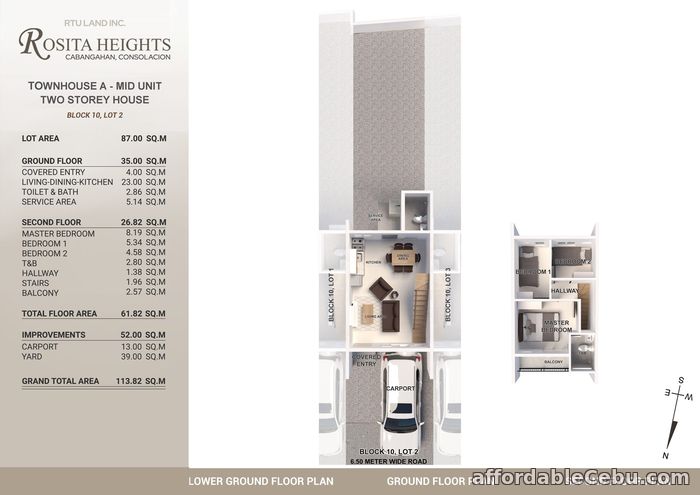 2nd picture of ROSITA HEIGHTS SUBDIVISION!!!  Cabangahan Consolacion Cebu. RESERVATION FEE: P 30,000 TOTAL CONTRACT PRICE: P  3,180,000 Equity For Sale in Cebu, Philippines