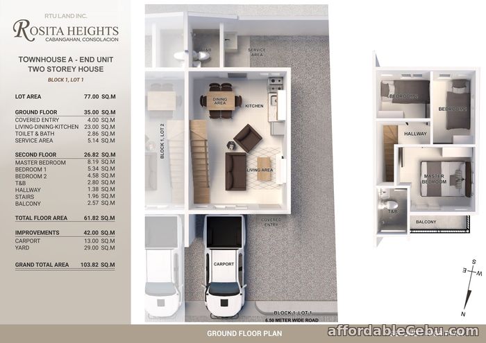 3rd picture of ROSITA HEIGHTS SUBDIVISION!!!  Cabangahan Consolacion Cebu. RESERVATION FEE: P 30,000 TOTAL CONTRACT PRICE: P  3,180,000 Equity For Sale in Cebu, Philippines