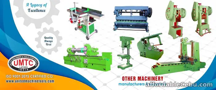 1st picture of Lathe Machine, Shaper Machine, Slotting Machine, Machine Tools Machinery manufacturers For Sale in Cebu, Philippines
