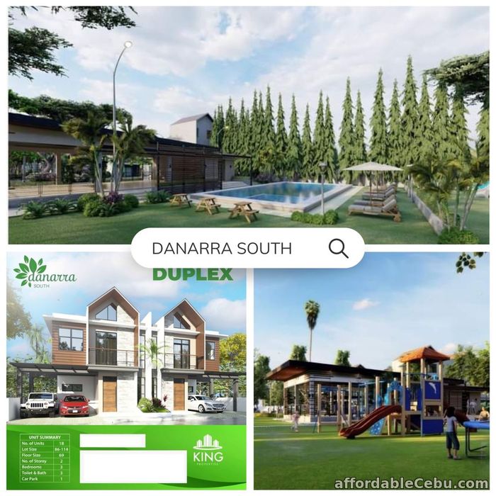 2nd picture of DANARRA SOUTH DUPLEX 3 BEDROOMS  LOT SIZE - 86SQM - 114 SQM FLOOR AREA - 69 SQM 2 STOREY BEDROOMS - 3 TOILET AND BATH - 3 CAR PARK - 1 PRICE For Sale in Cebu, Philippines