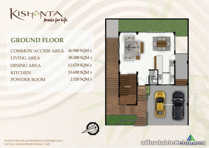 5th picture of Preselling 2- Storey Modern House Design with Sea View, Moutain Tropical and City View in Kishanta Subdivision House Details: Lot Area: 200 For Sale in Cebu, Philippines