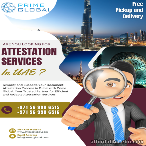 1st picture of UAE Certificate Attestation Services: All Emirates Covered Offer in Cebu, Philippines