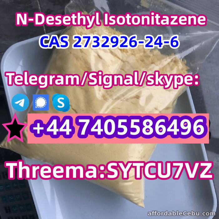 1st picture of CAS 2732926-24-6 N-Desethyl Isotonitazene Telegarm/Signal/skype: +44 7405586496 For Rent in Cebu, Philippines