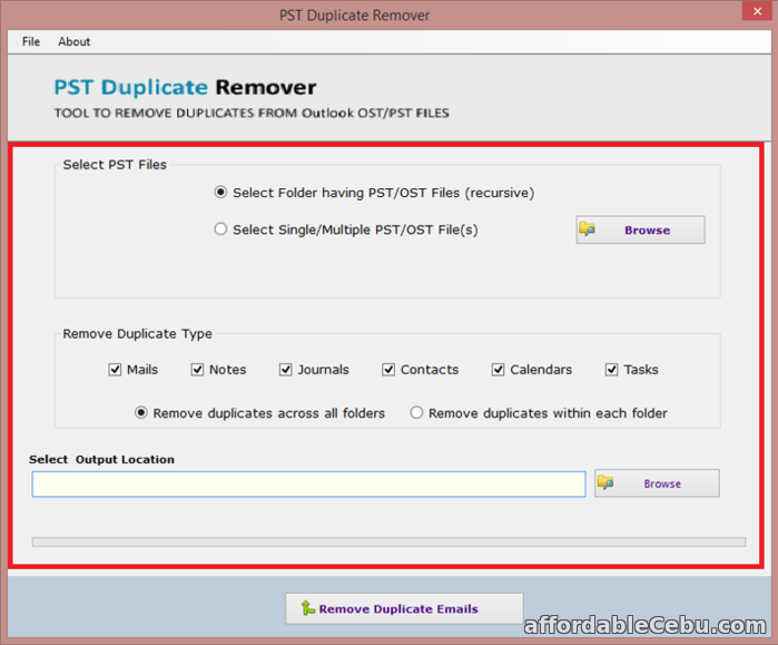 2nd picture of OSTtoPSTAPP PST Duplicate Remover for delete duplicate Outlook PST files For Sale in Cebu, Philippines